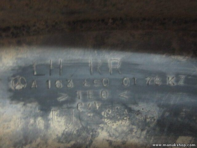faldilla Mercedes-Benz M-Klasse A1638900178KZ A1638900178 A 163 890 01 78 LH RR