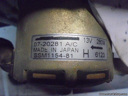 Ventilador de Calefacción  Tata Telco Sumo 0720281 SSM115481 SSM1154-81