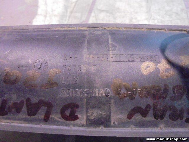  Maneta Manija Exterior Delantera Izquierda Jeep Cherokee 55136351AC 55136351 AC