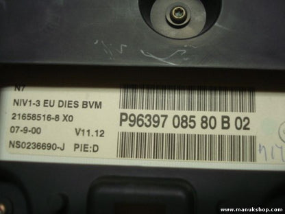 Cuadro de instrumentos Citroen Xsara P9639708580 B02 P9639708580B02