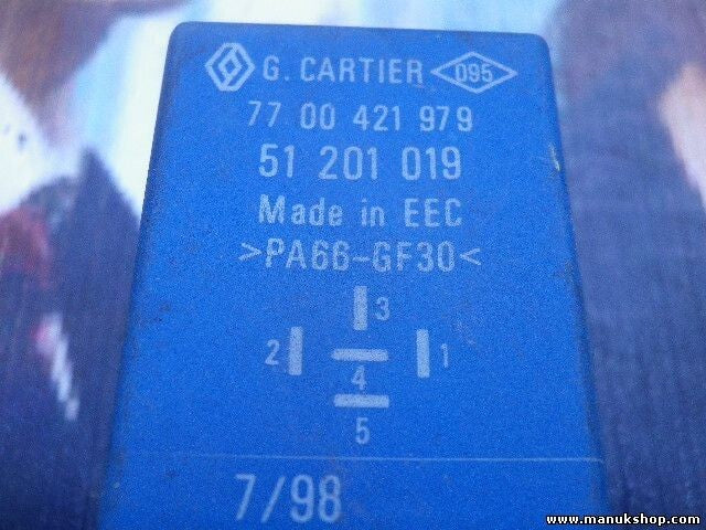 Rele Renault 77 00 421 979 7700421979 51 201 019 51201019