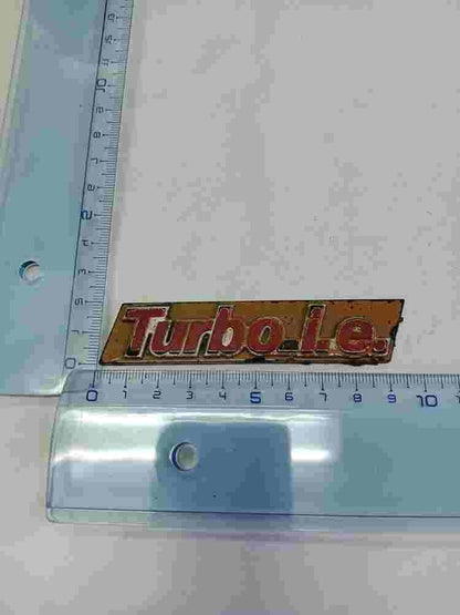 Emblema Fiat Uno Turbo cioè 9 cm.
