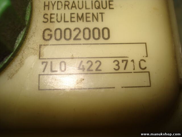 Depósito de aceite Servo Volkswagen Touareg Porsche Cayenne 7L0422371C G002000