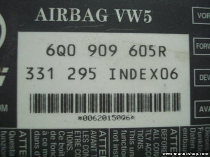 Airbag Centralita Seat Ibiza 2002-2006 VW5 INDICE 06 6Q0909605R TRW 331 295