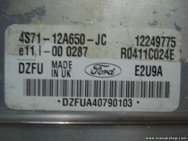 Centralita Ford Mondeo MK3 4S7112A650JC 4S71 12A650 JC 12249775 R0411C024E