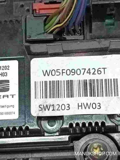 Climatizador Calefacción Seat Leon 5F 5F0907426T  W05F0907426T 5HB01117482