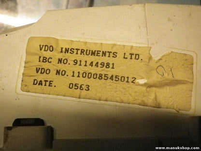 Cuadro de instrumentos Opel 91 144 981 91144981 110 008 545 012 110008545012