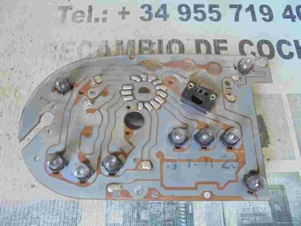 Diagrama del indicador de velocidad Mercedes-Benz W114 W115 W108