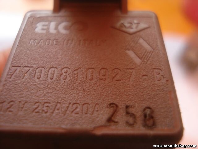 Relé Renault Clio 7700810927B 7 700 810 927 B 7700810927 B 12V25A/20A