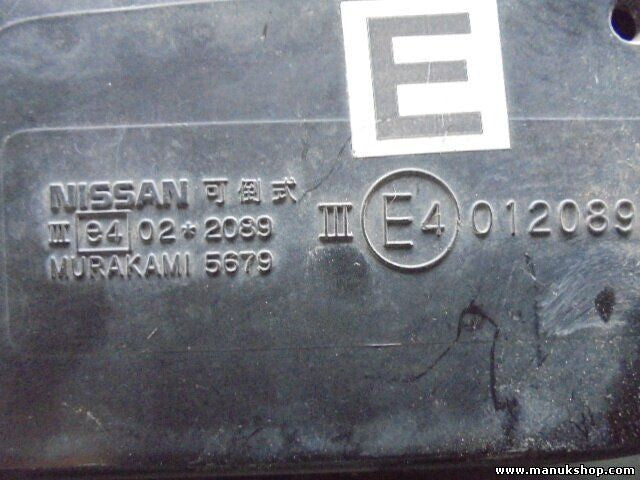 Espejo retrovisor exterior derecho Nissan Patrol GR Y61 3.0 16V NP300 012089