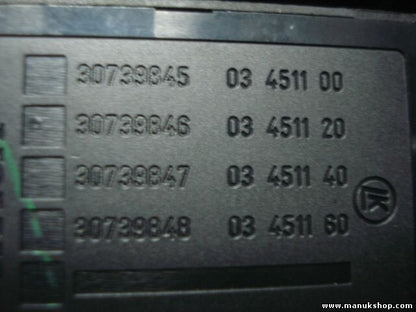 mando botonera elevalunas  Volvo V50 S40 30739845 30739846 30739847 03451100