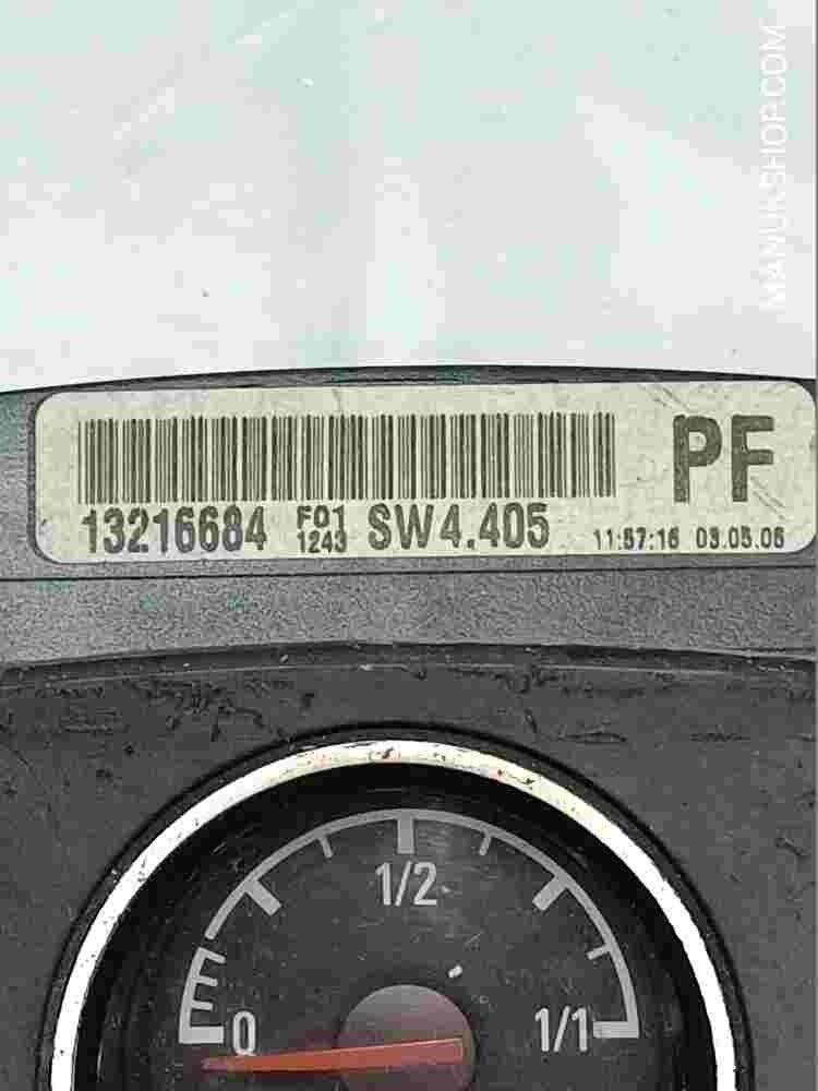 Cuadro de instrumentos Opel Astra H Zafira B 13216684PF 13216684 A2C53024902E