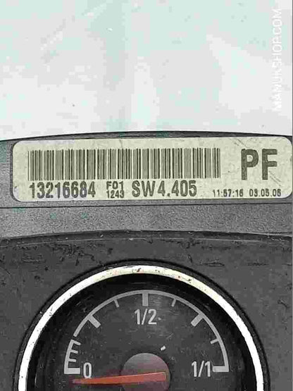 Cuadro de instrumentos Opel Astra H Zafira B 13216684PF 13216684 A2C53024902E