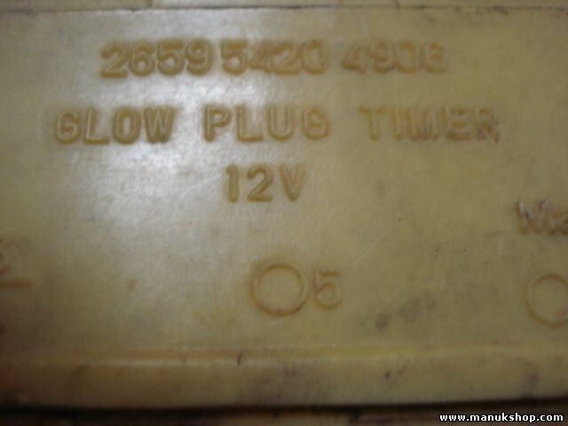 Recocido controlador Glow relé enchufe Tata Safari 2659 5420 4906 265954204906