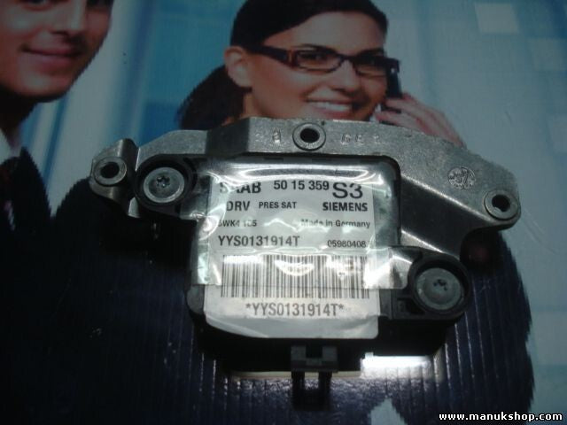 Sensor de impacto de airbag Saab 9-5 5015359 50 15 359 S3 DRV SIEMENS 5WK4165