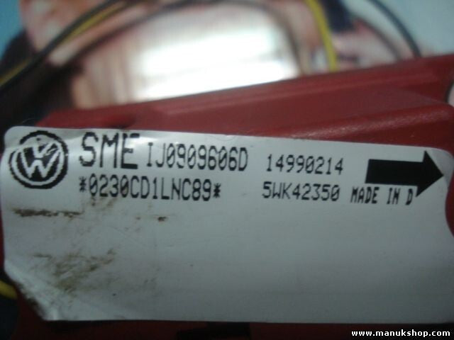 Sensor de impacto de airbag VW Volkswagen Golf 4 Bora Sitz IJ0909606D 1J0909606D