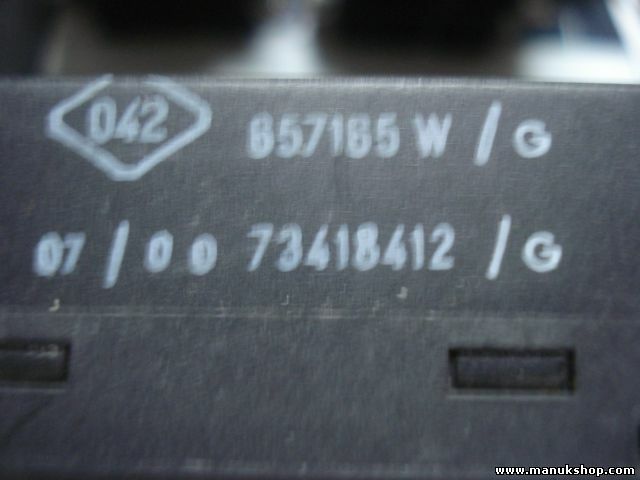 Resistenza al riscaldamento Citroen Peugeot 657165W G 657165W/G 73418412 G