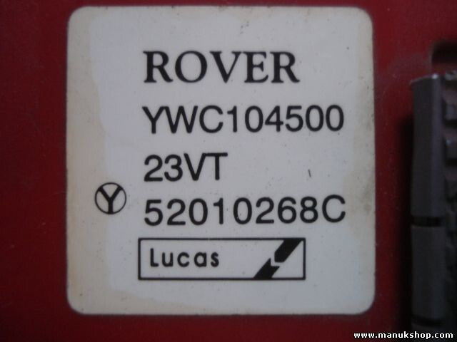 Módulo de control de la carrocería Rover 25 200 400 YWC104500 LUCAS 52010268C