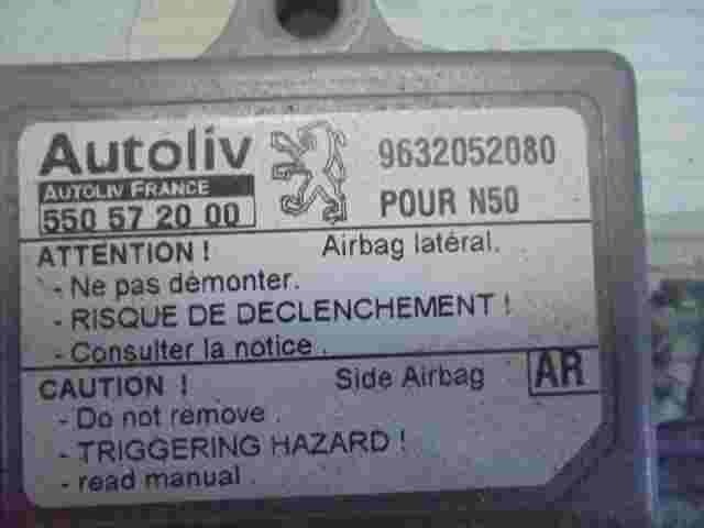 Sensor de impacto de airbag Peugeot 306 (AR) 9632052080 Sagem 550572000