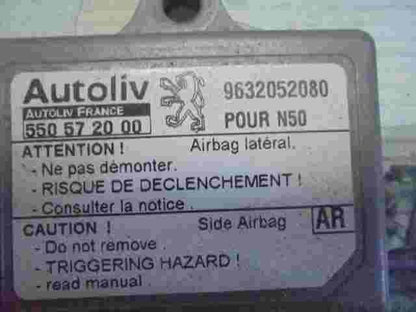 Sensor de impacto de airbag Peugeot 306 (AR) 9632052080 Sagem 550572000