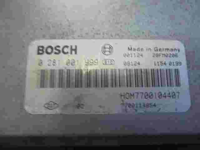 Centralita Renault Espace HOM7700104407 7700104407 7700114854 BOSCH 0281001999