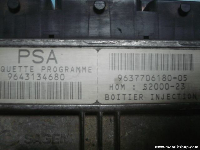 Centralita Peugeot 206 SAGEM PSA 9643134680 9637706180-05 HOMS200023 21646087-4 