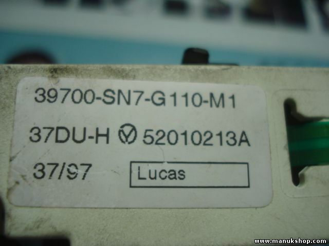 Pantalla del salpicadero Honda Accord 39700-SN7-G110-M1 LUCAS 39700SN7G110M1 