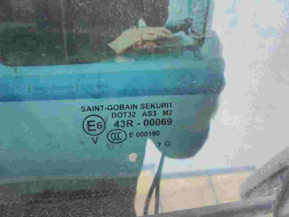 Triángulo Cristal  puerta trasero derecho Porsche  Cayenne 7L5845298BA 43R00069