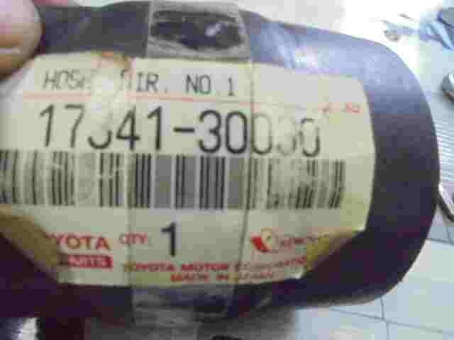 Manguera de filtro de aire  Toyota Hilux 1734130030 17341-30030