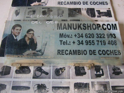 Vetro porta anteriore destra Mitsubishi L200 4WD 43R00033 M273AS2DOT20