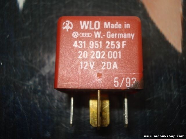 Nebbia relè Audi VW Volkswagen 80/100/A4/A6 431951253F WLO 20202001 n. 206