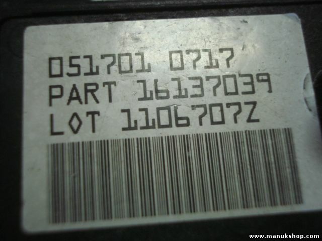  Sensor presión de aire Opel Astra G Zafira A 16137039 0517010717 051701 0717 