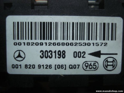 Sensor de impacto de airbag Mercedes-Benz CL203 CLC 2008 Q07 0018209126