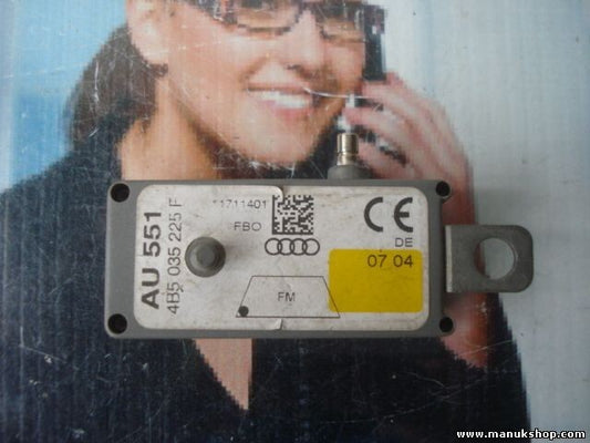 Amplificador de antena Audi A6 AU 551 4B5035225F 4B5 035 225 F