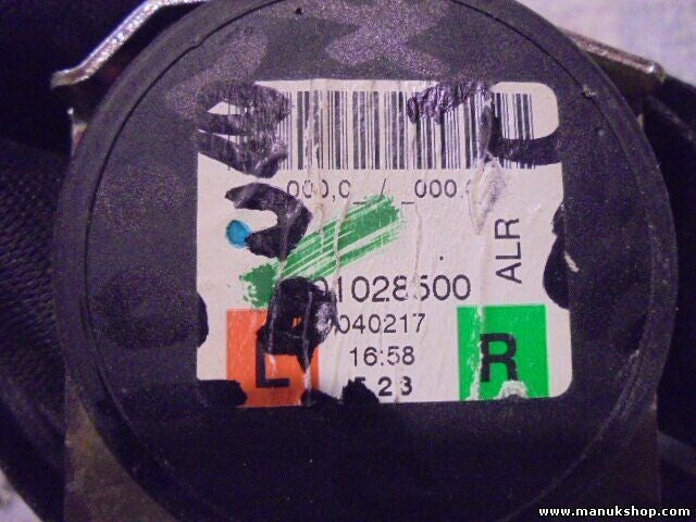 Cinturón de seguridad delantero derecho Land Rover Discovery 01028500 040217