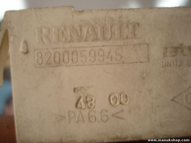Luz de advertencia del cinturón de Renault 8200059945