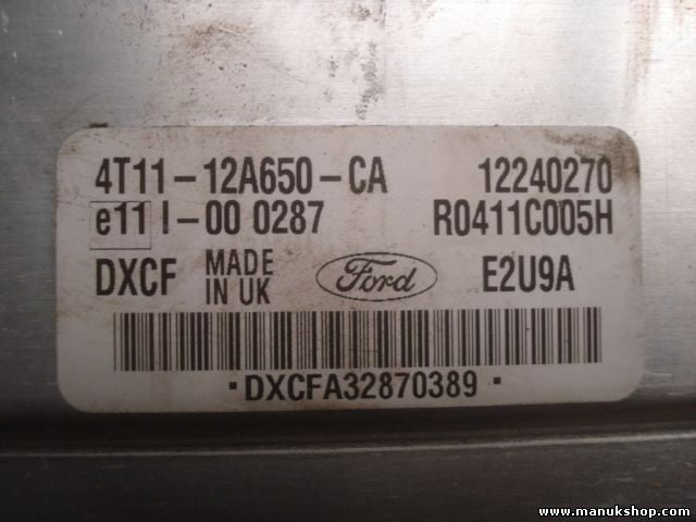 Centralita del motor Ford Transit DXCF 4T1112A650CA R0411C005H E2U9A