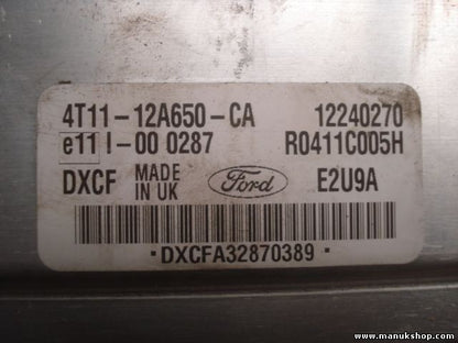 Centralita del motor Ford Transit DXCF 4T1112A650CA R0411C005H E2U9A