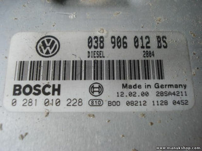 Centralita VW Volkswagen Seat 038906012 BS 038906012BS 28SA4211 BOSCH 0281010228