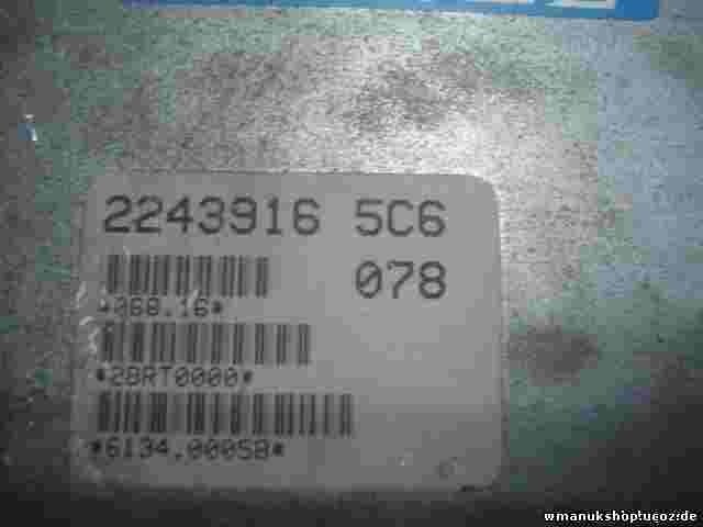 Centralita BMW E30 E34 2242212 2 242 212 2243916 5C6 BOSCH 0281001122