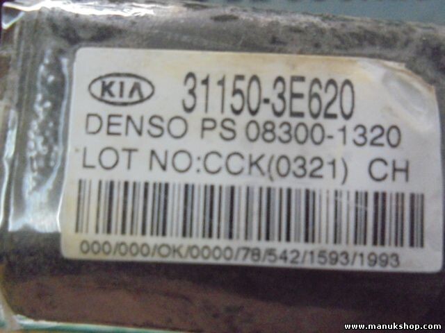 Aforador Kia Sorento 2.5 Crdi (170 Cv) DENSO 311503E620 31150 3E620 083001320