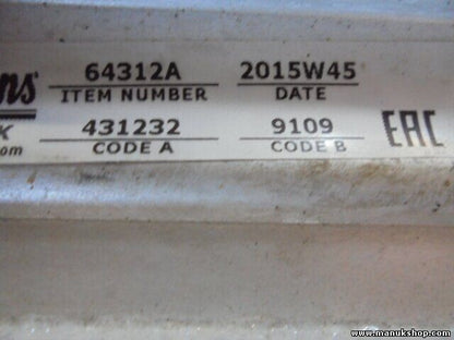 Radiador de agua Land Rover Discovery TD5 NISSENS 64312A 64312 A 2015W45 431232