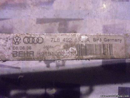 Radiador de intercooler Audi Q7 2006 7L8422885A 7L8 422 885 A H9191000