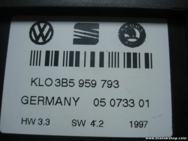 mando botonera elevalunas VW Volkswagen Passat 3B 05073301 3B5 959 793 3B5959793