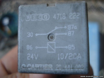 Relé IVECO MAN VOLVO G.CARTIER 24V 4718222 20441002