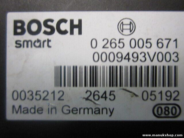 Sensor guiñada Smart Fortwo 450 0265005671 0 265 005 671 0009493V003