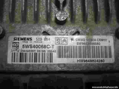 Centralita Citroen C3 SW9652888580 HW9648624280 SID804 CEM00 SIEMENS 5WS40068C-T