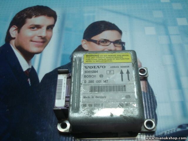 Sensor de impacto de airbag  Volvo V40 30611294 BOSCH 0285001147 0 285 001 147