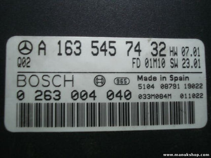 Unidad de control de la ayuda estacionamiento Mercedes-Benz A1635457432 FD01M10