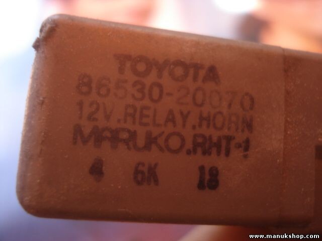 Relé Toyota Picnic MR2 MK2 MARUKO 86530 20070 8653020070